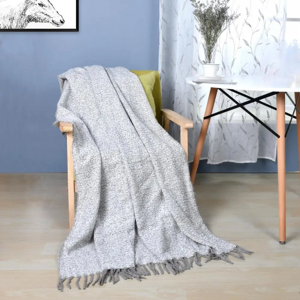 Plaid Knit Air Conditioner Cover Nap blanket Comfortable warm tassel Nordic solid color Blankets for Beds Sofa
Plaid Knit Air Conditioner Cover Nap blanket Comfortable warm tassel Nordic solid color Blankets for Beds Sofa