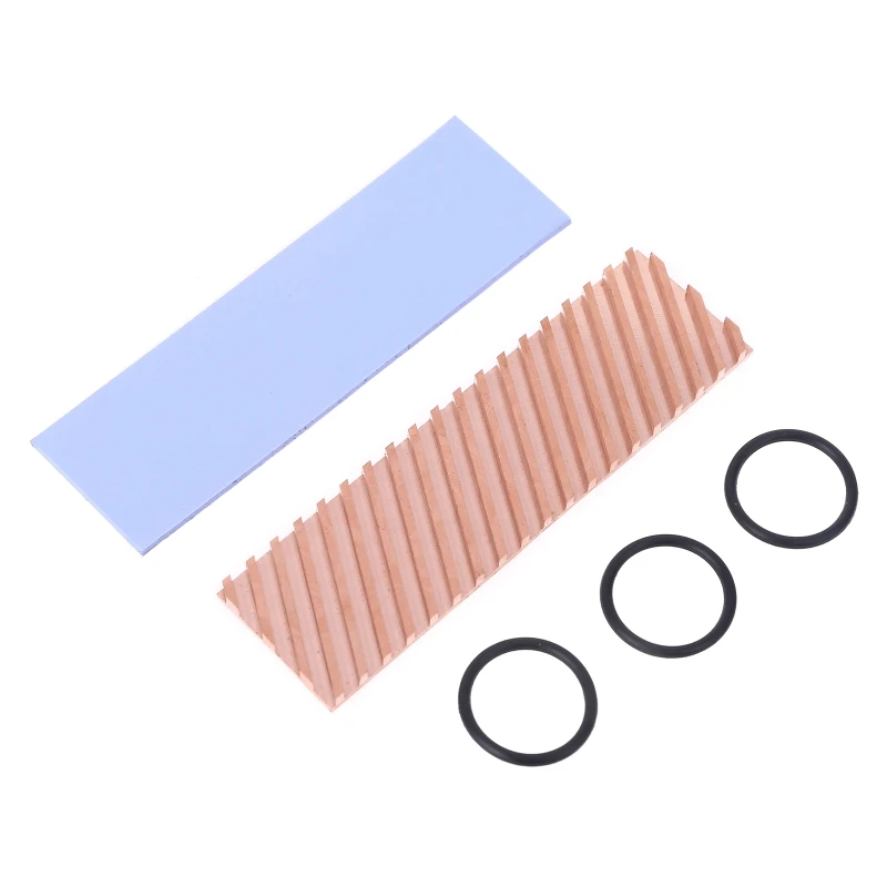 Pure Copper Heatsink Cooler Heat Sink SSD Thermal Pad for M.2 2280 PCI-E NVME Solid Hard Disk 1.5/2/3/4mm
Pure Copper Heatsink Cooler Heat Sink SSD Thermal Pad for M.2 2280 PCI-E NVME Solid Hard Disk 1.5/2/3/4mm