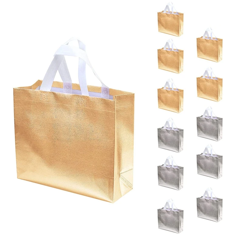12 Pcs Gift Bags Christmas Shopping Tote Bag Present Bags Glossy Reusable Gift Bags for Party Wedding
12 Pcs Gift Bags Christmas Shopping Tote Bag Present Bags Glossy Reusable Gift Bags for Party Wedding