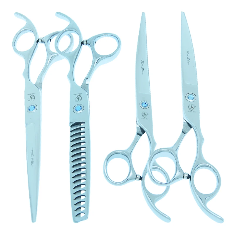 7.0" Professional Pets Grooming Scissors Set Dogs Hair Cutting Thinning Shears Animals Up Down Curved Cutting Tesoura B0012A
7.0" Professional Pets Grooming Scissors Set Dogs Hair Cutting Thinning Shears Animals Up Down Curved Cutting Tesoura B0012A