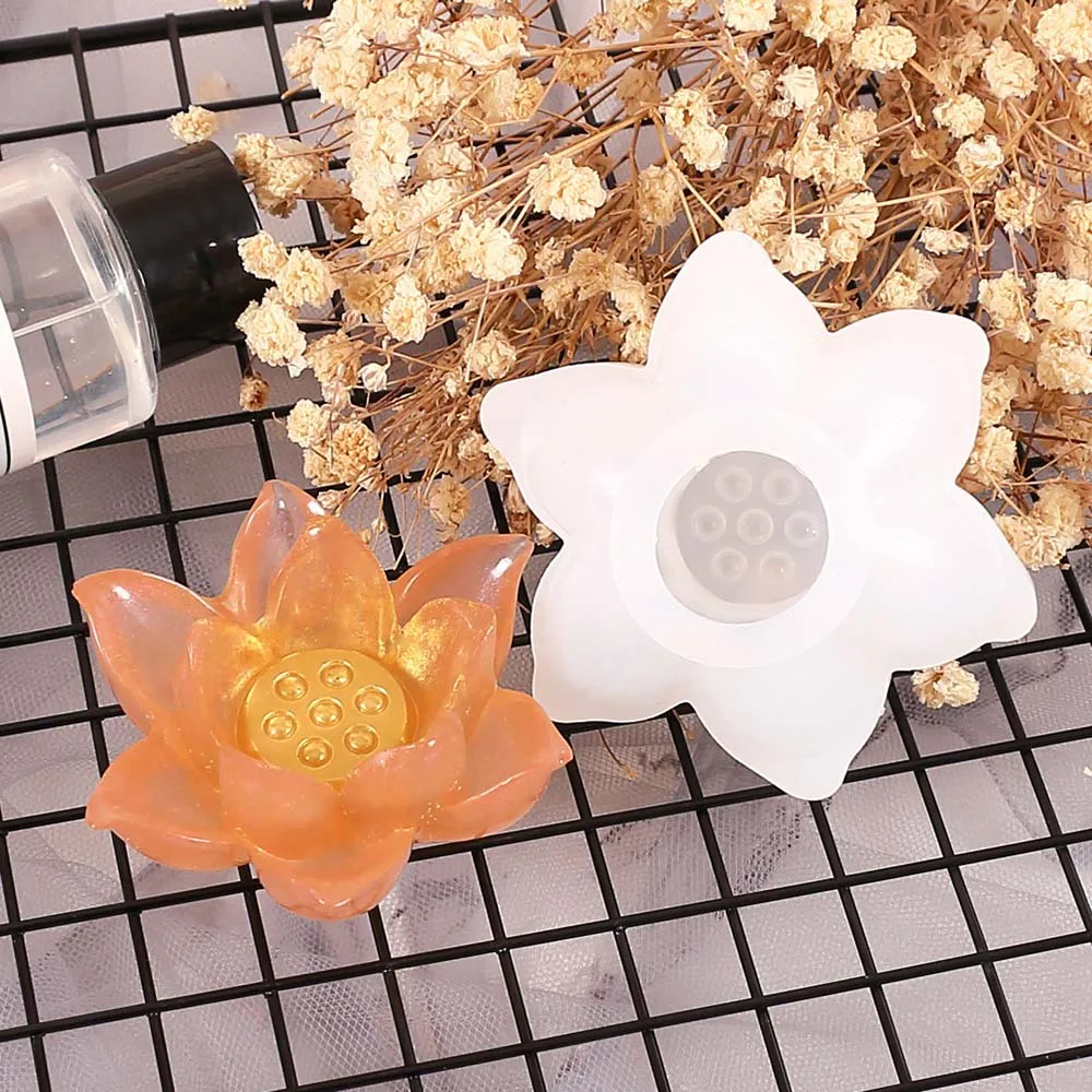 1pcs Transparent Silicone Mold Dried Flower Resin Decorative Craft Diy Three-dimensional Lotus Mold Epoxy Resin Mold For Jewelry
1pcs Transparent Silicone Mold Dried Flower Resin Decorative Craft Diy Three-dimensional Lotus Mold Epoxy Resin Mold For Jewelry