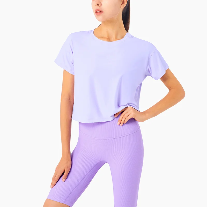 SALSPOR Yoga Sports Women T Shirts Fitness Loose Breathable Crop Top Short Sleeve Leisure Exercise Jogging Training Woman
SALSPOR Yoga Sports Women T Shirts Fitness Loose Breathable Crop Top Short Sleeve Leisure Exercise Jogging Training Woman