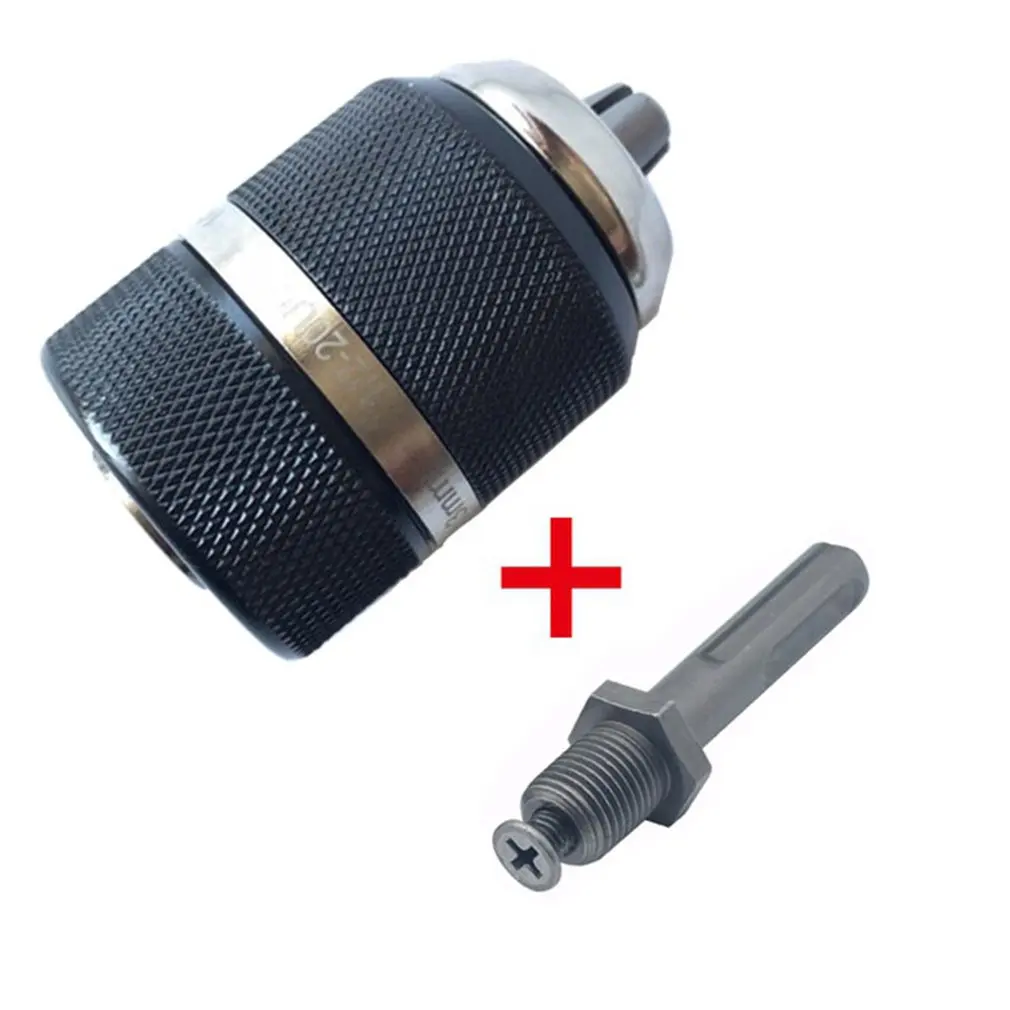 Hot 1.5-13mm Keyless Metal Drill Chuck Quick Change Adapter SDS-Plus Shank 1/4" Hex Square Fit Rotary Hammer/Hammer Drill
Hot 1.5-13mm Keyless Metal Drill Chuck Quick Change Adapter SDS-Plus Shank 1/4" Hex Square Fit Rotary Hammer/Hammer Drill