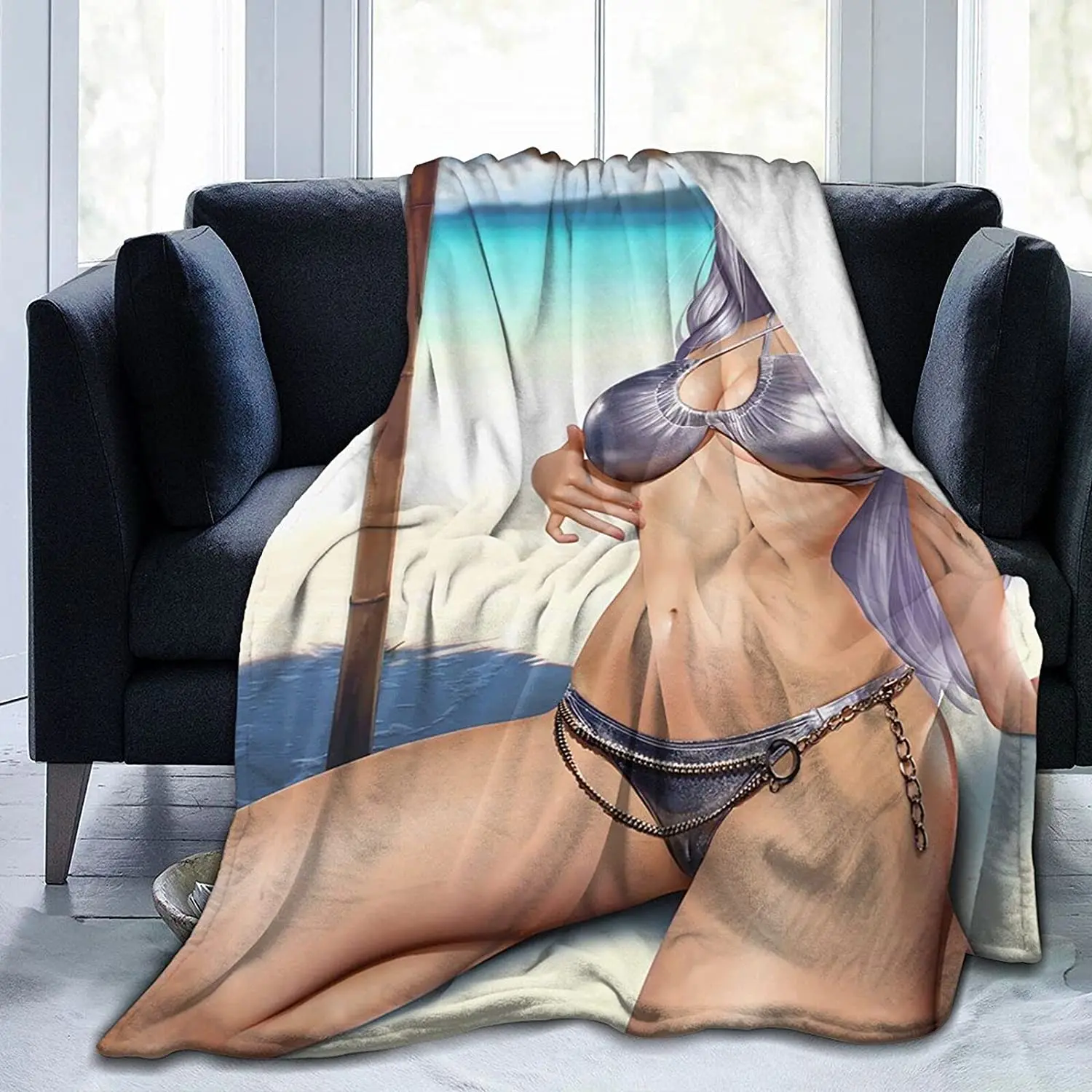Sexy Anime Girl Blanket Super Soft Warm for Bedding Couch Sofa Plush Blanket for Kids Adults Gift 50"X40"
Sexy Anime Girl Blanket Super Soft Warm for Bedding Couch Sofa Plush Blanket for Kids Adults Gift 50"X40"
