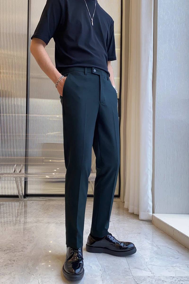 Fashion Korean Business Dress Pants Men Office Social Trousers Solid Colors Casual Wedding Suit Pants Pantalon Homme Classique
Fashion Korean Business Dress Pants Men Office Social Trousers Solid Colors Casual Wedding Suit Pants Pantalon Homme Classique