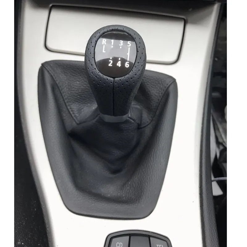 Ручка переключения передач для BMW E90 E91 E92, 5 скоростей, 6 скоростей, ручка рычага коробки передач с логотипом из искусственной кожи
Ручка переключения передач для BMW E90 E91 E92, 5 скоростей, 6 скоростей, ручка рычага коробки передач с логотипом из искусственной кожи