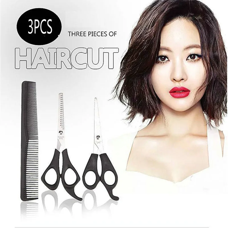 3 Pcs Hair Scissors Cutting Shears Salon Professional Barber Hair Cutting Thinning Hairdressing Styling Tool Hairdressing Comb 
3 Pcs Hair Scissors Cutting Shears Salon Professional Barber Hair Cutting Thinning Hairdressing Styling Tool Hairdressing Comb