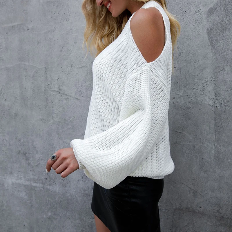 Winter Women Solid Color Knitted Sweater O Neck Hollow Out Long Sleeve Loose Tops Sweater Casual OL Outfits White Sweater 2021 
Winter Women Solid Color Knitted Sweater O Neck Hollow Out Long Sleeve Loose Tops Sweater Casual OL Outfits White Sweater 2021