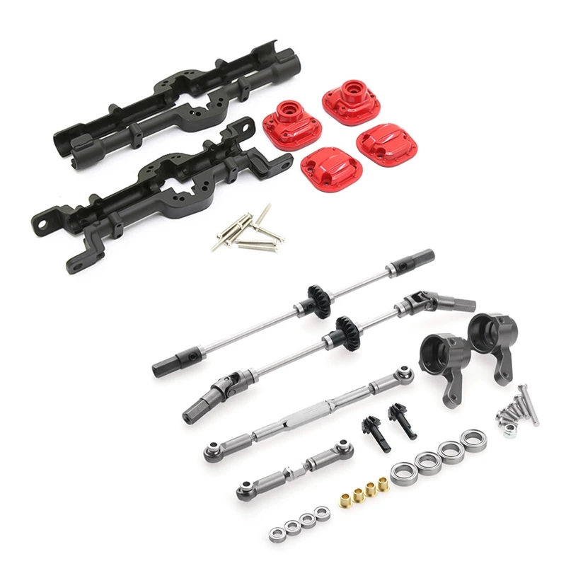Metal Front & Rear Complete Axle with Steering Rod for MN D90 MN-90 MN99 MN99S 1/12 RC Car Upgrade Parts
Metal Front & Rear Complete Axle with Steering Rod for MN D90 MN-90 MN99 MN99S 1/12 RC Car Upgrade Parts