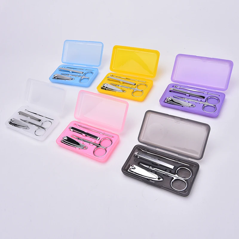 

4Pcs/set Nail Tools Sets Kits Nails Clipper Kit Manicure Set Clippers Trimmers Pedicure Scissor Random Color