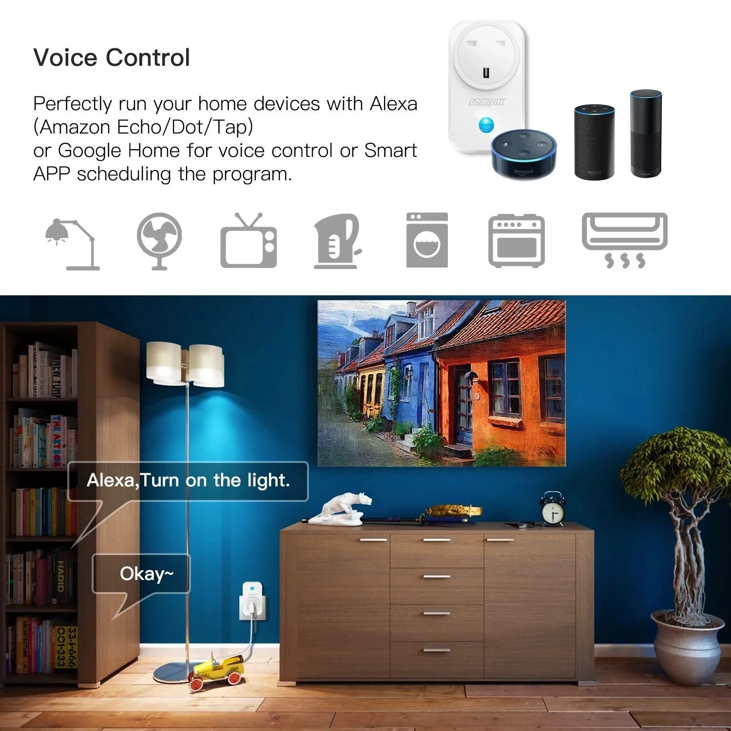UK WIFI Smart USB Wall Socket Electrical Plug Outlet 15A Power Touch Switch Wireless Charge Work with Alexa Google Home
UK WIFI Smart USB Wall Socket Electrical Plug Outlet 15A Power Touch Switch Wireless Charge Work with Alexa Google Home