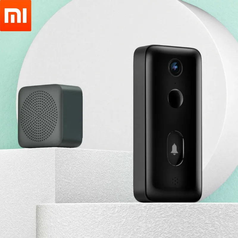 Оригинальный умный дверной звонок Xiaomi 2 AI Распознавание лиц инфракрасное ночное