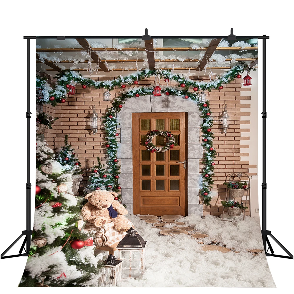 Lyavshi Photography Background Winter Snow Christmas Tree Wreath Wood Door Home Decor Holiday Family Celebrate Party Photocall
Lyavshi Photography Background Winter Snow Christmas Tree Wreath Wood Door Home Decor Holiday Family Celebrate Party Photocall