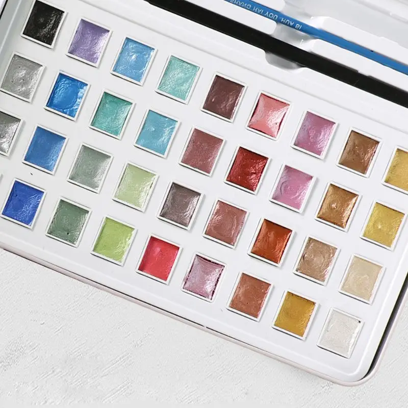 12/36/48 Color Bead Light Solid Watercolor Pigment Metallic Paintedpainting Supplies Eraser Artist Painting Brush Set Art Paint
12/36/48 Color Bead Light Solid Watercolor Pigment Metallic Paintedpainting Supplies Eraser Artist Painting Brush Set Art Paint