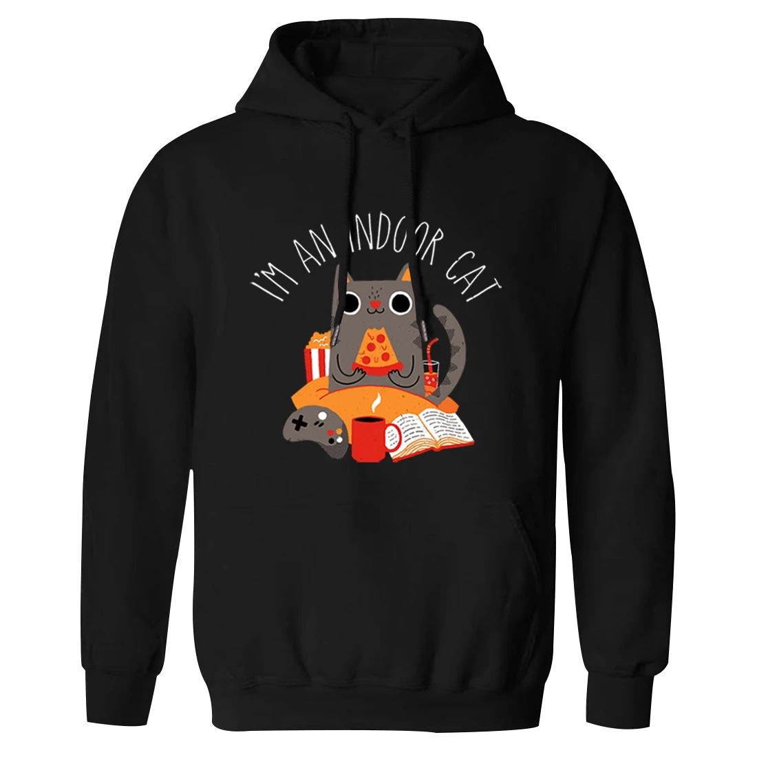 С капюшоном для мужчин, поедающего пиццу, кота, в стиле «хип-хоп»; Модные толстовки; Одежда для отдыха; Мужская одежда топы 2020 Новое поступлен...
С капюшоном для мужчин, поедающего пиццу, кота, в стиле «хип-хоп»; Модные толстовки; Одежда для отдыха; Мужская одежда топы 2020 Новое поступлен...