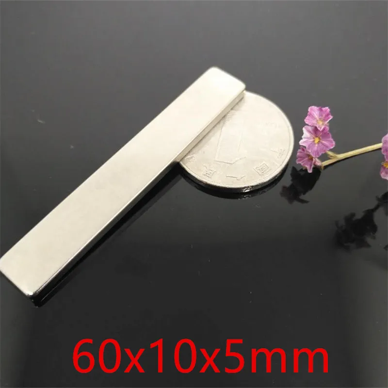 5/20/50 Pcs 60x10x5mm Strong Rectangular Neodymium Magnet N35 Block Powerful Rare Earth Magnets Super Permanent Magnetic imanes
5/20/50 Pcs 60x10x5mm Strong Rectangular Neodymium Magnet N35 Block Powerful Rare Earth Magnets Super Permanent Magnetic imanes