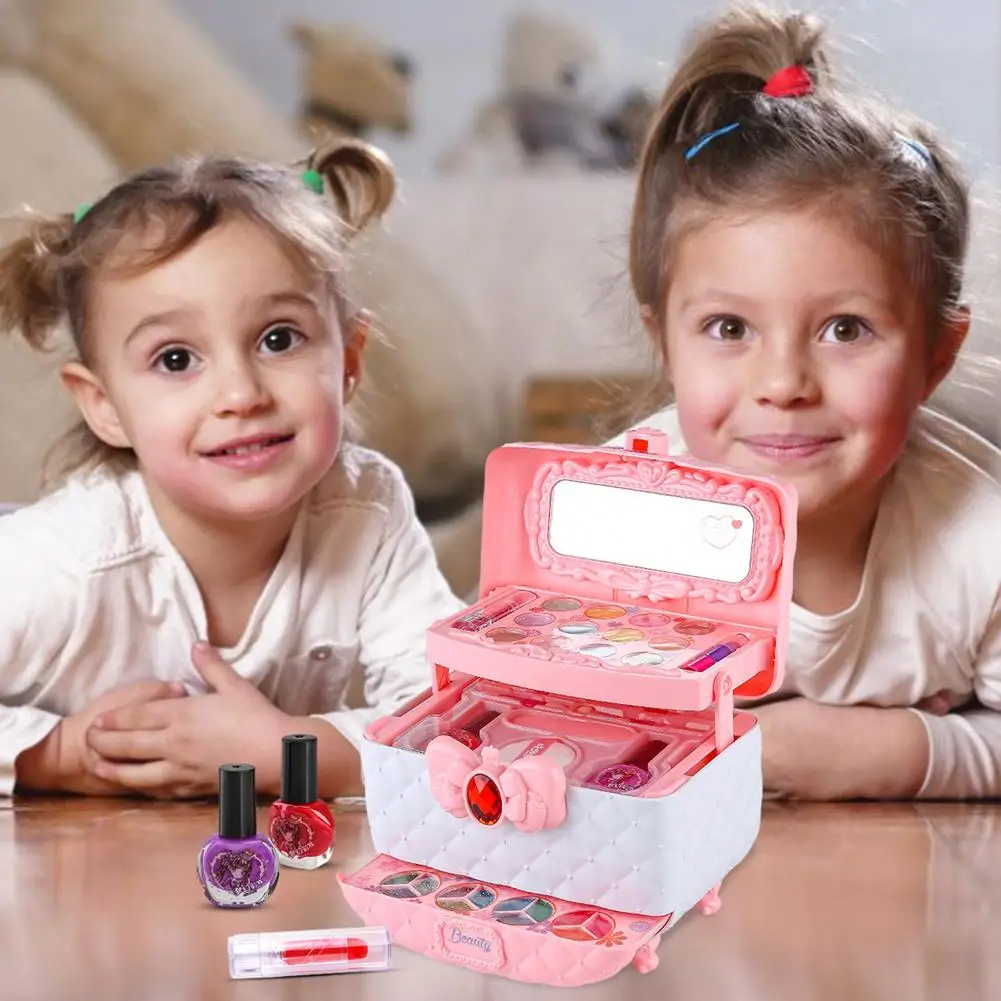 1 Set Kids Makeup Kit For Girls Washable Safe Cosmetics Toys Princess Dress Tables Children's Cosmetics Birthday Gift
1 Set Kids Makeup Kit For Girls Washable Safe Cosmetics Toys Princess Dress Tables Children's Cosmetics Birthday Gift