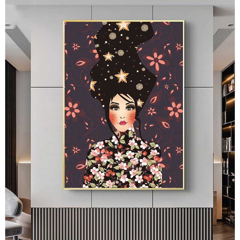 Abstract Art Flower Girl Decorative Painting Plant Woman Wall Posters And Prints Vintage Canvas Pictures For Bedroom Home Decor
Abstract Art Flower Girl Decorative Painting Plant Woman Wall Posters And Prints Vintage Canvas Pictures For Bedroom Home Decor