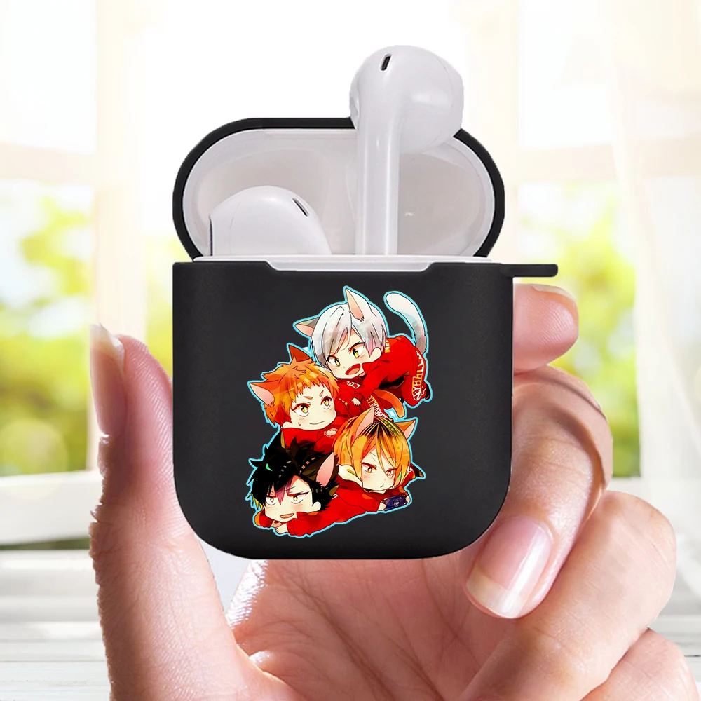 fashion Haikyuu Hinata Attacks Anime cartoon Earphone Case Charging Box Case For Apple AirPods 2 1 Black Protective Accessories
fashion Haikyuu Hinata Attacks Anime cartoon Earphone Case Charging Box Case For Apple AirPods 2 1 Black Protective Accessories