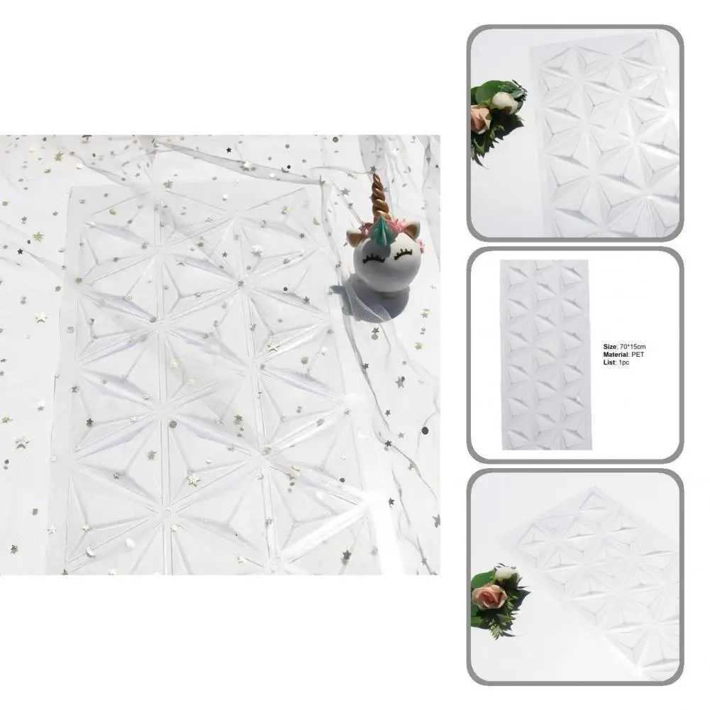 Fashion Cake Border Template Safe Convenient 3D Diamond-pattern Cake Border Template Mousse Mold Cake Stencil
Fashion Cake Border Template Safe Convenient 3D Diamond-pattern Cake Border Template Mousse Mold Cake Stencil