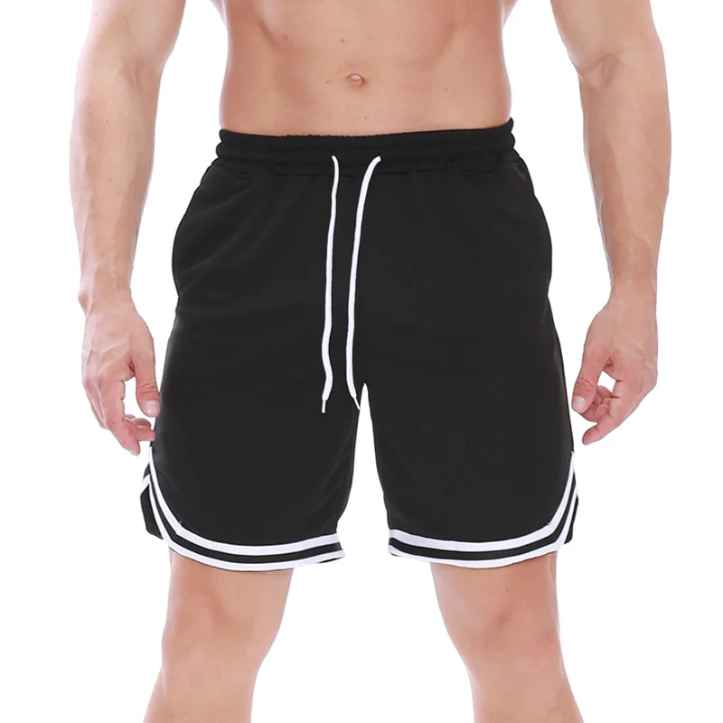 Мужские быстросохнущие шорты для бодибилдинга летние спортивные бега длиной до