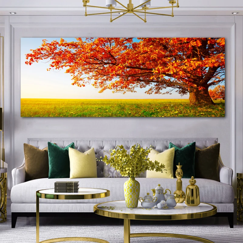 Red Tree Green Tree Wall Painting Landscape Posters and Prints Canvas Art Sunshine Pictures for Living Room Modern Home Decor
Red Tree Green Tree Wall Painting Landscape Posters and Prints Canvas Art Sunshine Pictures for Living Room Modern Home Decor