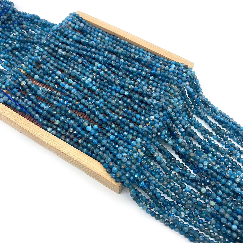 Natural Stone Faceted Apatite Beads Blue Gemstones Exquisitely Loosely Spaced Beads for Jewelry Making DIY Bracelet Accessories
Natural Stone Faceted Apatite Beads Blue Gemstones Exquisitely Loosely Spaced Beads for Jewelry Making DIY Bracelet Accessories
