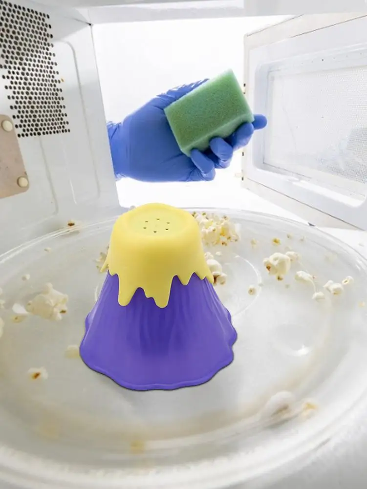 Microwave Oven Cleaner Freshener Cleaning Tool Erupting Volcano Shape Kitchen Dirt Cleaning Helper For Home Kitchen
Microwave Oven Cleaner Freshener Cleaning Tool Erupting Volcano Shape Kitchen Dirt Cleaning Helper For Home Kitchen