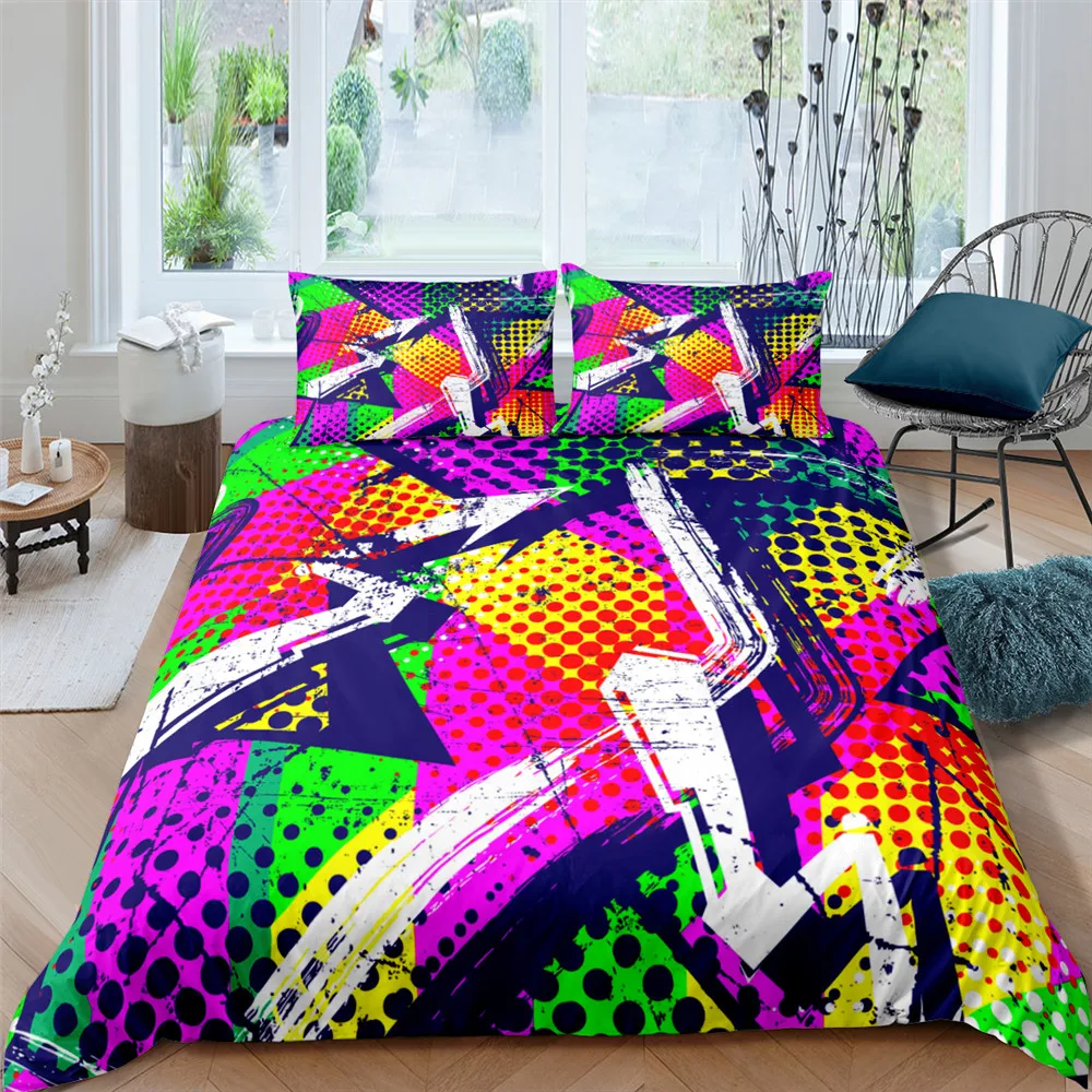 Popular Geometry Splicing Pattern Bedding Set Queen Size Duvet Cover Comforter Bed Cover Set Bedclothes Quilt Multiple Size
Popular Geometry Splicing Pattern Bedding Set Queen Size Duvet Cover Comforter Bed Cover Set Bedclothes Quilt Multiple Size