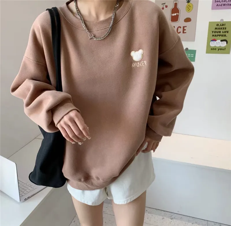 Женская Повседневная флисовая толстовка, большие пуловеры с длинным рукавом, простые женские шерстяные флокированные базовые пальто от по...
Женская Повседневная флисовая толстовка, большие пуловеры с длинным рукавом, простые женские шерстяные флокированные базовые пальто от по...