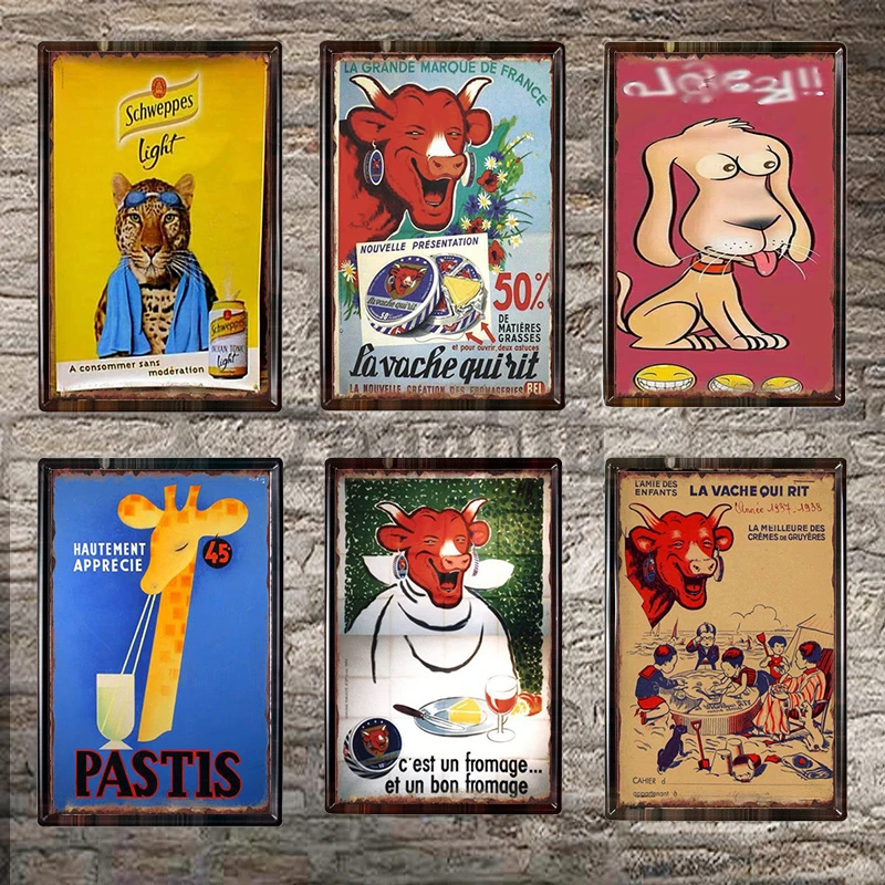 Giraffe Plaque Vintage Metal Plate Tin Signs Wall Poster Decals Plate Painting Bar Club Pub Home Decor Wall 30*20cm
Giraffe Plaque Vintage Metal Plate Tin Signs Wall Poster Decals Plate Painting Bar Club Pub Home Decor Wall 30*20cm