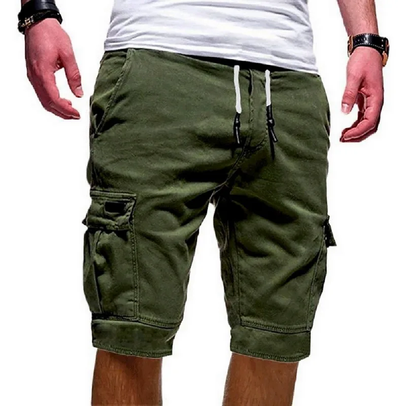 2021 Men's Shorts Green Cargo Shorts Summer Bermudas Male Flap Pockets Jogger Shorts Casual Working Army Tactical Trousers
2021 Men's Shorts Green Cargo Shorts Summer Bermudas Male Flap Pockets Jogger Shorts Casual Working Army Tactical Trousers