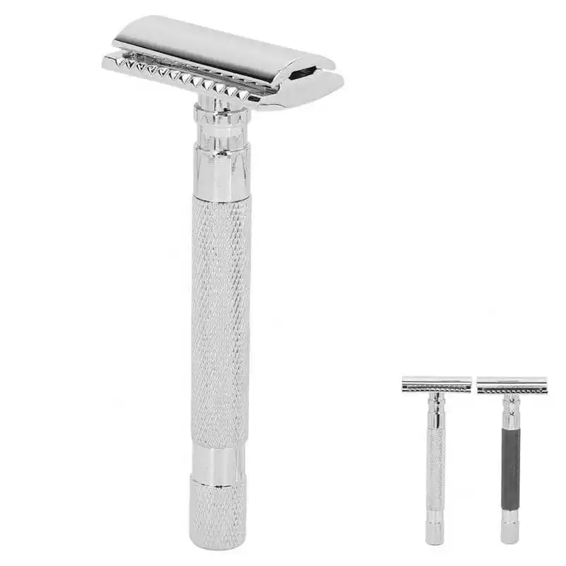 Hair Trimmer Electric Shaver Double Edge Safety Razor Long Handle Manual Zinc Alloy Safety Razor Men Shaver Without Blade Nose
Hair Trimmer Electric Shaver Double Edge Safety Razor Long Handle Manual Zinc Alloy Safety Razor Men Shaver Without Blade Nose