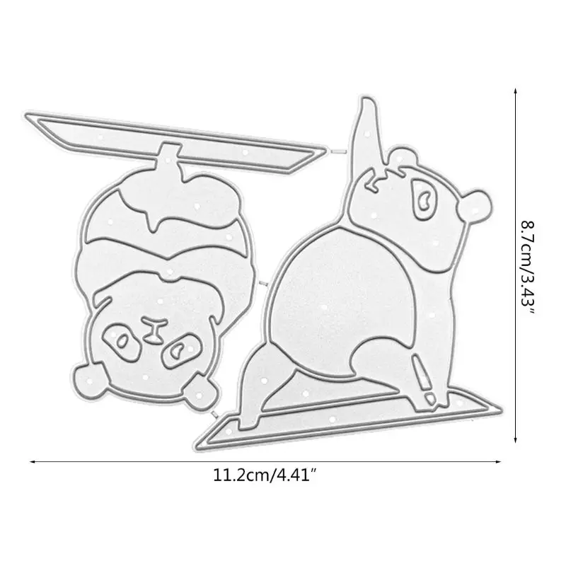 Panda Metal Cutting Dies Stencil Scrapbooking DIY Album Stamp Paper Card Emboss 95AA
Panda Metal Cutting Dies Stencil Scrapbooking DIY Album Stamp Paper Card Emboss 95AA