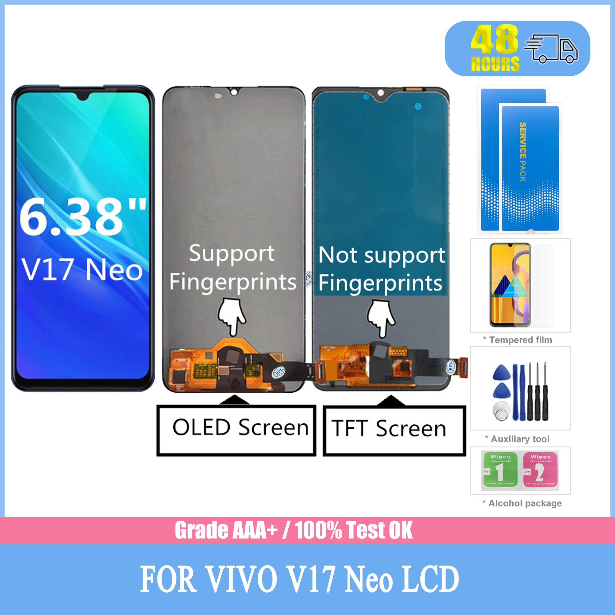 6,44 "AMOLED LCD для Vivo V17 Neo LCD дисплей кодирующий преобразователь сенсорного экрана в сборе Замена для VIVO V17 Русская версия LCD экран
6,44 "AMOLED LCD для Vivo V17 Neo LCD дисплей кодирующий преобразователь сенсорного экрана в сборе Замена для VIVO V17 Русская версия LCD экран