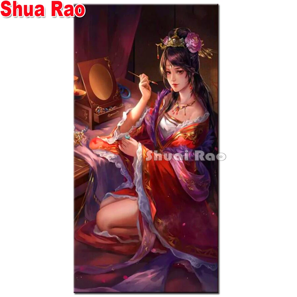 Full Square/Round Drill 5D DIY Diamond Painting "Woman with makeup" Embroidery sexy girl handicraft Cross Stitch 3D Home Decor
Full Square/Round Drill 5D DIY Diamond Painting "Woman with makeup" Embroidery sexy girl handicraft Cross Stitch 3D Home Decor