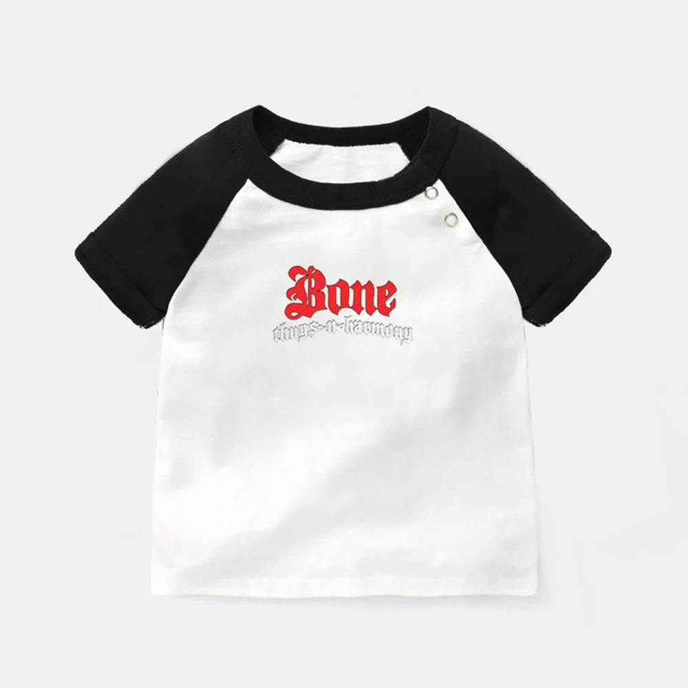 Fishbone Rock Band Bone Thugs N Harmony Design Newborn Baby T-shirts Toddler Graphic Raglan Color Short Sleeve Tee Tops
Fishbone Rock Band Bone Thugs N Harmony Design Newborn Baby T-shirts Toddler Graphic Raglan Color Short Sleeve Tee Tops