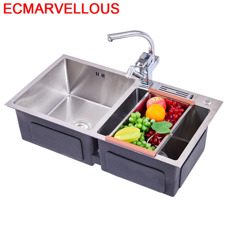 Изысканные De кран Umywalka Inox Evier Lavello Zlewozmywak Ze Stali Nierdzewnej Куба Fregadero умывальник Pia Cozinha