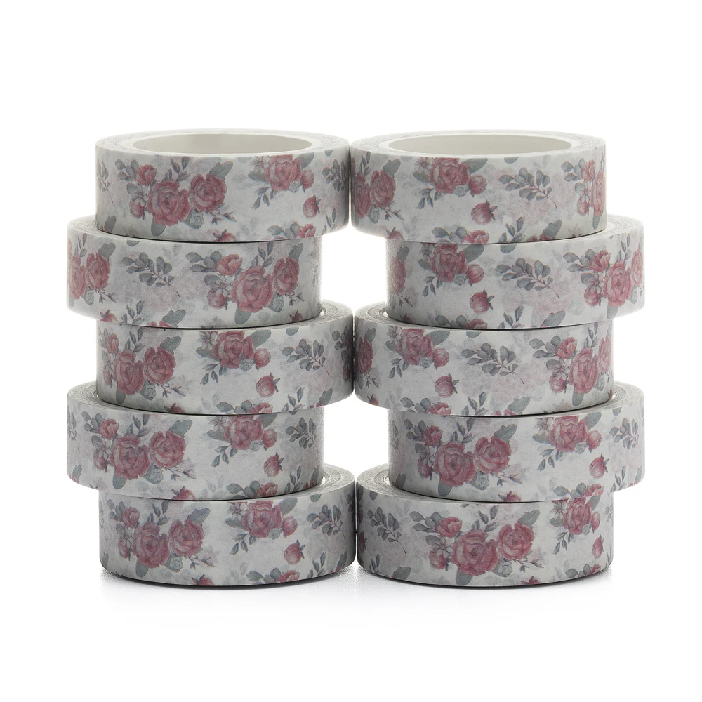 NEW 10pcs/Lot 15mm x 10m Cute Delicate Spring Flowers Leaves Floral Watercolor Tape Scrapbook Paper Masking Adhesive Washi Tape
NEW 10pcs/Lot 15mm x 10m Cute Delicate Spring Flowers Leaves Floral Watercolor Tape Scrapbook Paper Masking Adhesive Washi Tape