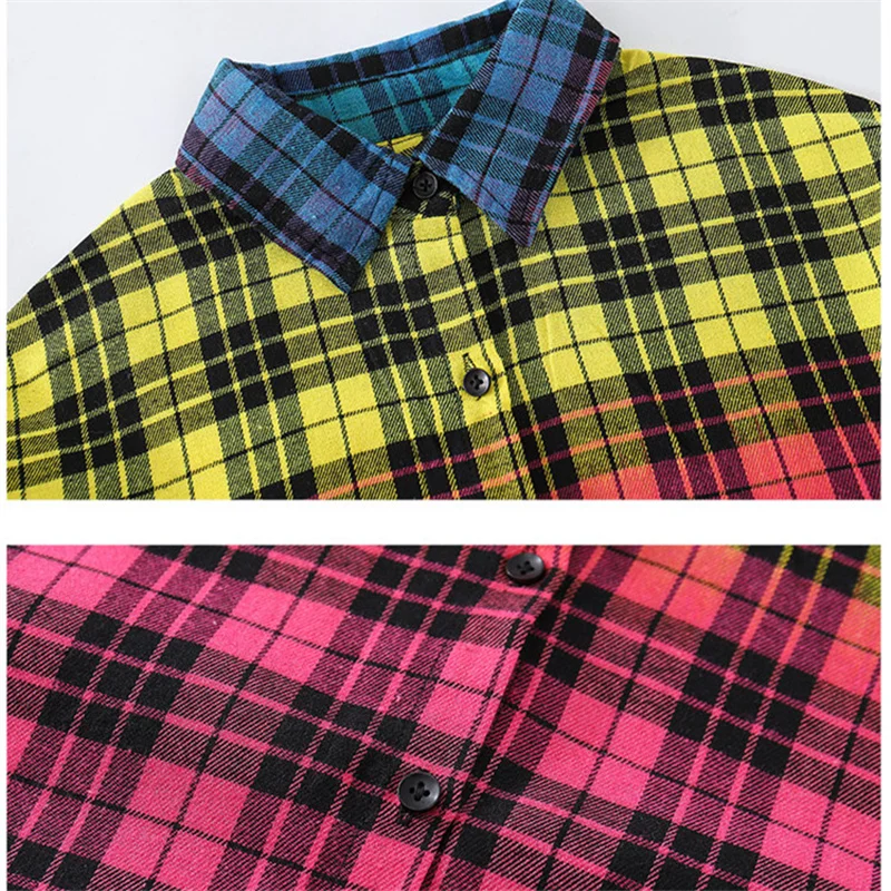 Children's Clothing 2021 Girls New Stitching Shirt Big Kids Fashion Plaid Shirt Female Baby Color Shirt Teenage Blouse 5-14Years
Children's Clothing 2021 Girls New Stitching Shirt Big Kids Fashion Plaid Shirt Female Baby Color Shirt Teenage Blouse 5-14Years