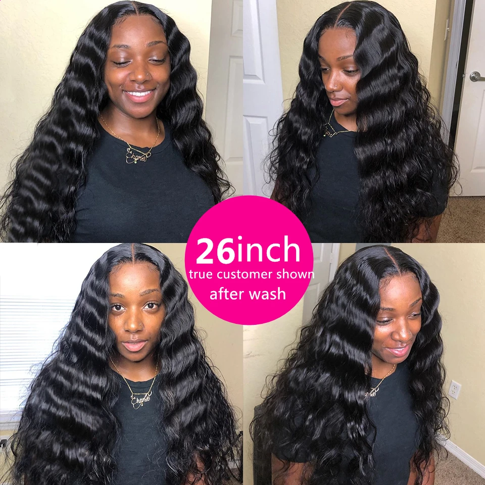 30 Inch Malaysian Loose Deep Wave Wig 13x6 Lace Front Human Hair Wigs For Women180 Density Remy 4x4 5x5 6x6 Lace Closure Wig
30 Inch Malaysian Loose Deep Wave Wig 13x6 Lace Front Human Hair Wigs For Women180 Density Remy 4x4 5x5 6x6 Lace Closure Wig