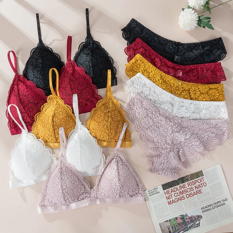 Women Lace Bra Sets Seamless Underwear Backless Vest Sexy Panties Lingerie Padded Bralette Ultrathin Briefs Female Intimates
Women Lace Bra Sets Seamless Underwear Backless Vest Sexy Panties Lingerie Padded Bralette Ultrathin Briefs Female Intimates