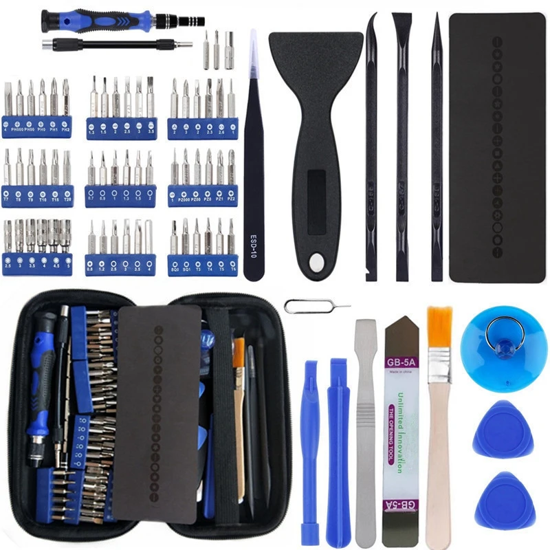 85 in 1 Screwdriver Set Eyeglass Repair Tool Kit for Computer Laptop Tablet iPhone PS5/PS4/
85 in 1 Screwdriver Set Eyeglass Repair Tool Kit for Computer Laptop Tablet iPhone PS5/PS4/