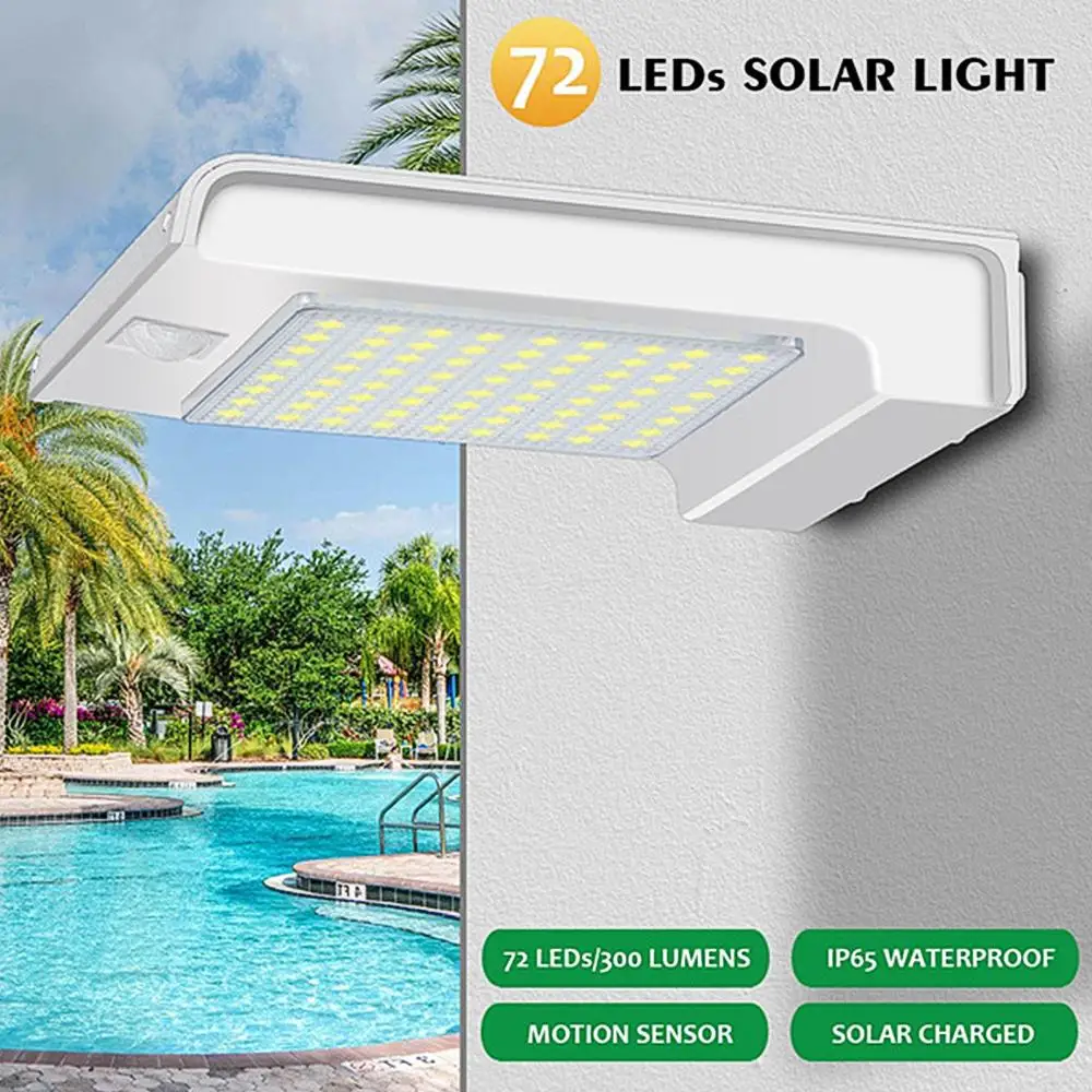 72LED Sensor Security Garden Security Lamp Motion Sensor Lamp Waterproof Solar Powered Solar Lamp Modern Light
72LED Sensor Security Garden Security Lamp Motion Sensor Lamp Waterproof Solar Powered Solar Lamp Modern Light