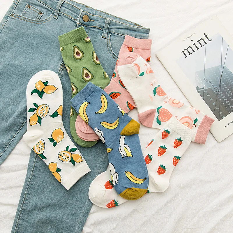 1 Pair Kawaii Funny Fruit Women Socks Harajuku Colorful Cute Crew Socks Woman Cotton Socks
1 Pair Kawaii Funny Fruit Women Socks Harajuku Colorful Cute Crew Socks Woman Cotton Socks