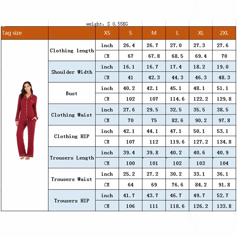 Women's Modal Pajamas Set 2 Pieces Sleepwear Long sleeve Trousers Soft Plus Size Women Autumn Casual Homewear
Women's Modal Pajamas Set 2 Pieces Sleepwear Long sleeve Trousers Soft Plus Size Women Autumn Casual Homewear