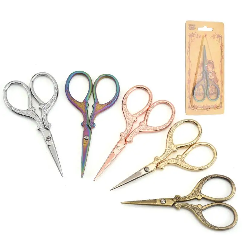 Embroidery Vintage Stitch Sewing Scissors Retro Fabric Cut Stainless Steel Tailor Scissor For Needlework Household Sewing Tools
Embroidery Vintage Stitch Sewing Scissors Retro Fabric Cut Stainless Steel Tailor Scissor For Needlework Household Sewing Tools