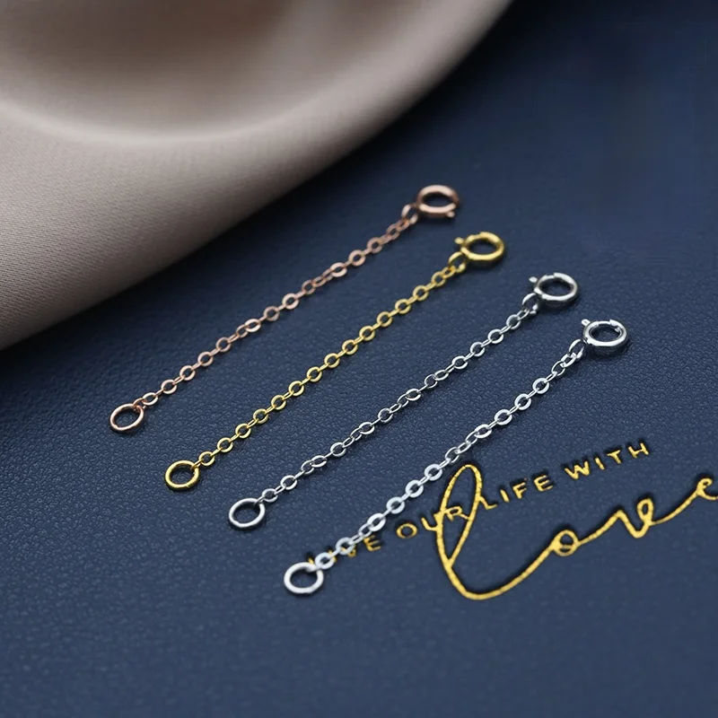 s925 sterling silver plus long tail chain diy handmade accessories extension chain material package silver jewelry chain
s925 sterling silver plus long tail chain diy handmade accessories extension chain material package silver jewelry chain