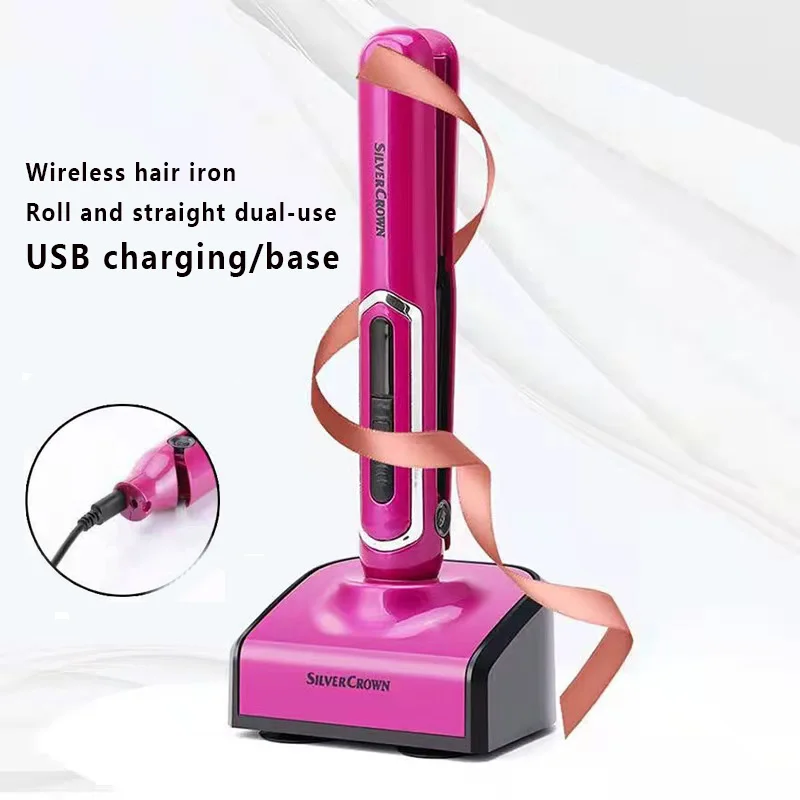 

Профессиональный портативный выпрямитель для волос с USB, инструменты для укладки волос, нагреватель PTC, керамический плоский утюжок, мини выпрямитель для волос 2 в 1