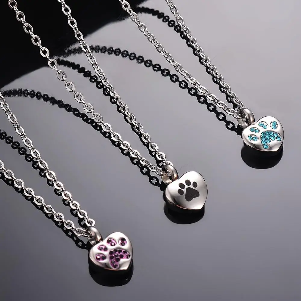 Stainless Steel Rhinestone Pet Cremation Ash Urn Necklace Heart Pendant For Pet Memorial Jewelry
Stainless Steel Rhinestone Pet Cremation Ash Urn Necklace Heart Pendant For Pet Memorial Jewelry